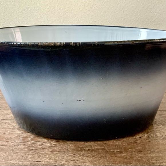 vintage large pot enamel Steel ( Stainless) No Lid - Picture 1 of 12
